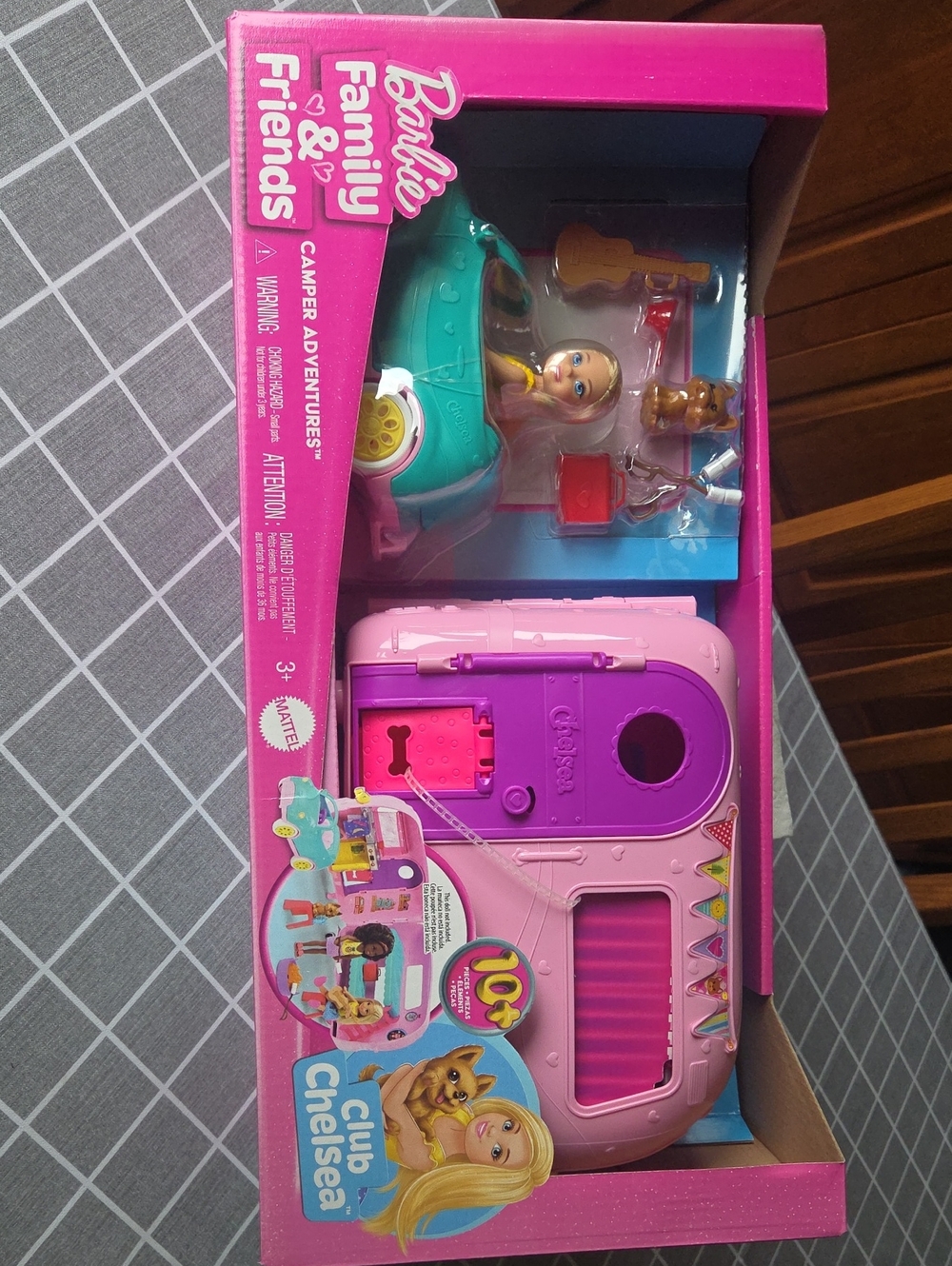 BARBIE NEW IN Box : Club Chelsea Camper Adventures - Picture 1 of 5